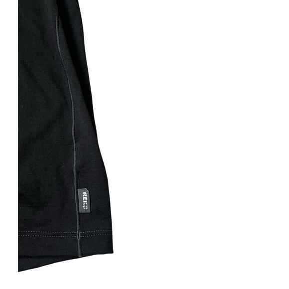 REI Merino 185 Base Layer Top Short Sleeves Black Wool Lightweight Gorpcore 1X - Picture 3 of 6